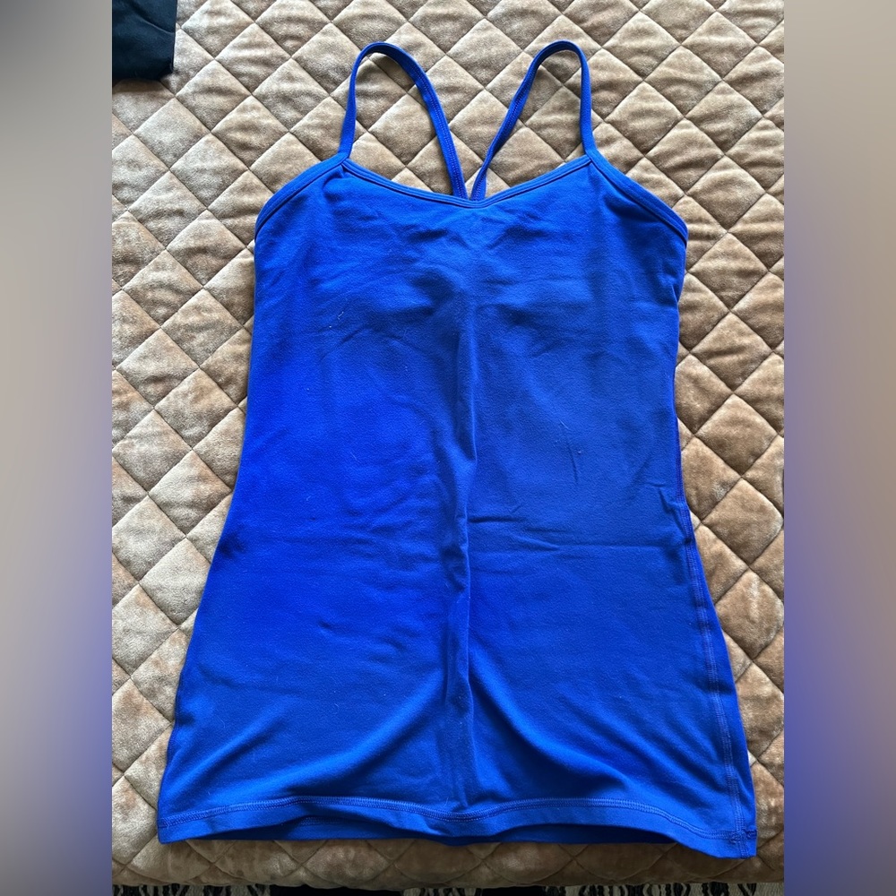 Lululemon blue tank top